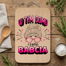 Deska do krojenia śmieszny prezent z okazji Dnia Babci i Dziadka DES5