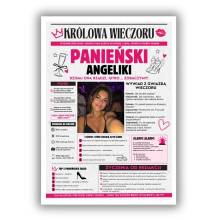 Ramka na Wieczór Panieński prezent dla panny Młodej podziękowanie A3 RAM4