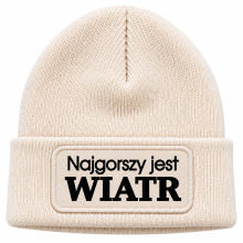 Czapka zimowa kremowa prezent mikołaja urodziny święta ŚMIESZNA UNISEX CZA2
