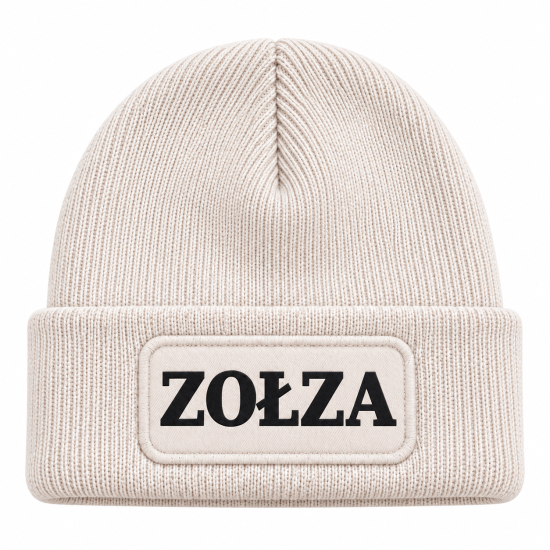 Czapka zimowa kremowa prezent mikołaja urodziny święta ŚMIESZNA UNISEX CZA3