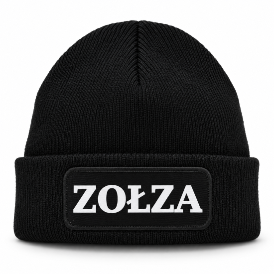 Czapka zimowa czarna prezent mikołaja urodziny święta ŚMIESZNA UNISEX CZA3