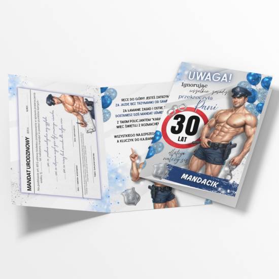 Kartka Urodzinowa z imieniem XXL A4 A3 18 20 30 40 50 60 70 80 KAR4