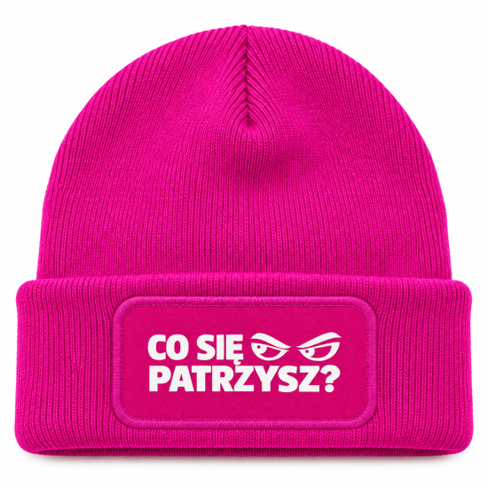 Czapka zimowa Różowa prezent mikołaja urodziny święta ŚMIESZNA UNISEX CZA4