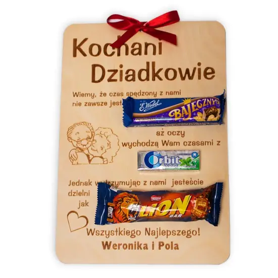 Dzień Babci i Dziadka prezent DYPLOM Tabliczka RP741