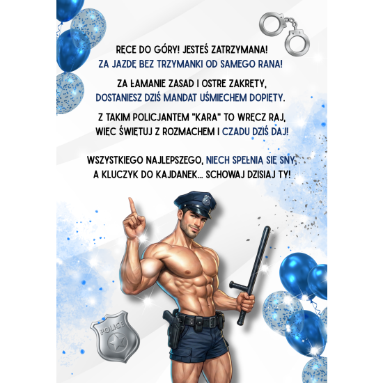 Kartka Urodzinowa z imieniem XXL A4 A3 18 20 30 40 50 60 70 80 KAR4