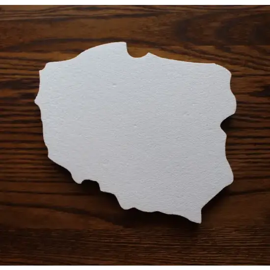 Kontury Kontur mapa Polski ze styropianu ORZEŁ 58cm PR 77