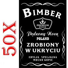 50 ETYKIETY NA BIMBER wódkę naklejki ślub etykieta naklejka alkohol PR 496