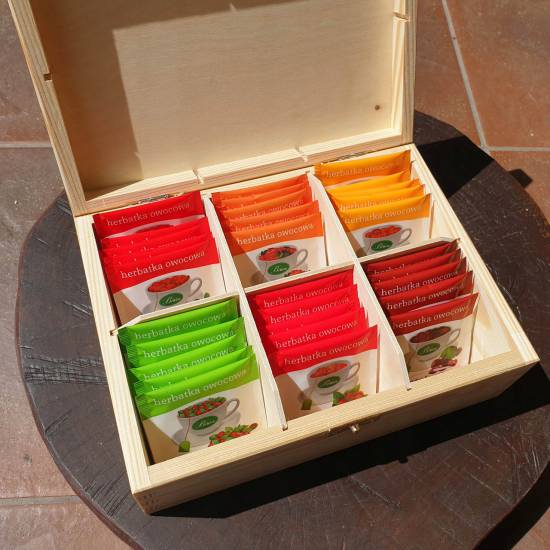Herbaciarka prezent dla nauczyciela KONIEC ROKU z herbatami