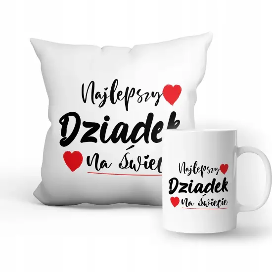Poduszka kubek - Prezent święta Babci Dziadka PR 443