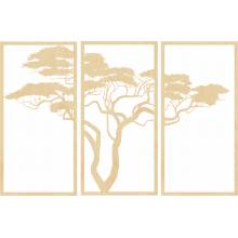 Obraz Dekoracja Loft Drewniana Bonsai