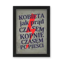 Śmieszny prezent ramka A3 plakat Walentynki kobiet PR 631
