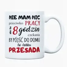 Kubek z nadrukiem ze zdjęciem prezent śmieszny k43