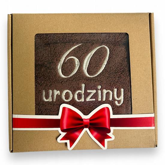 Prezent dla dziewczyny chłopaka na urodziny ręcznik 18 30 40 50 60