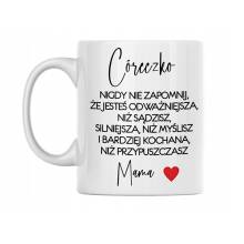 Kubek zabawny prezent dla córki prezent parapetówka urodziny NS BIAŁY