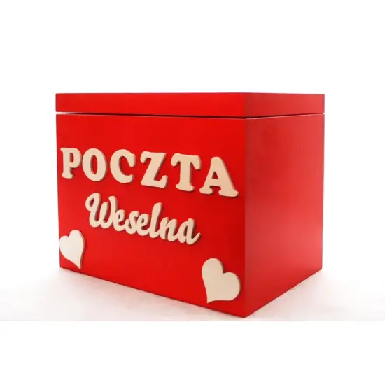 POCZTA WESELNA - SKRZYNKA NA KOPERTY GOŚCI WESELNY