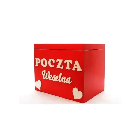 POCZTA WESELNA - SKRZYNKA NA KOPERTY GOŚCI WESELNY